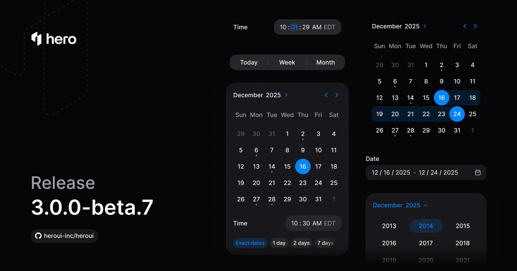 HeroUI v3 Beta 7